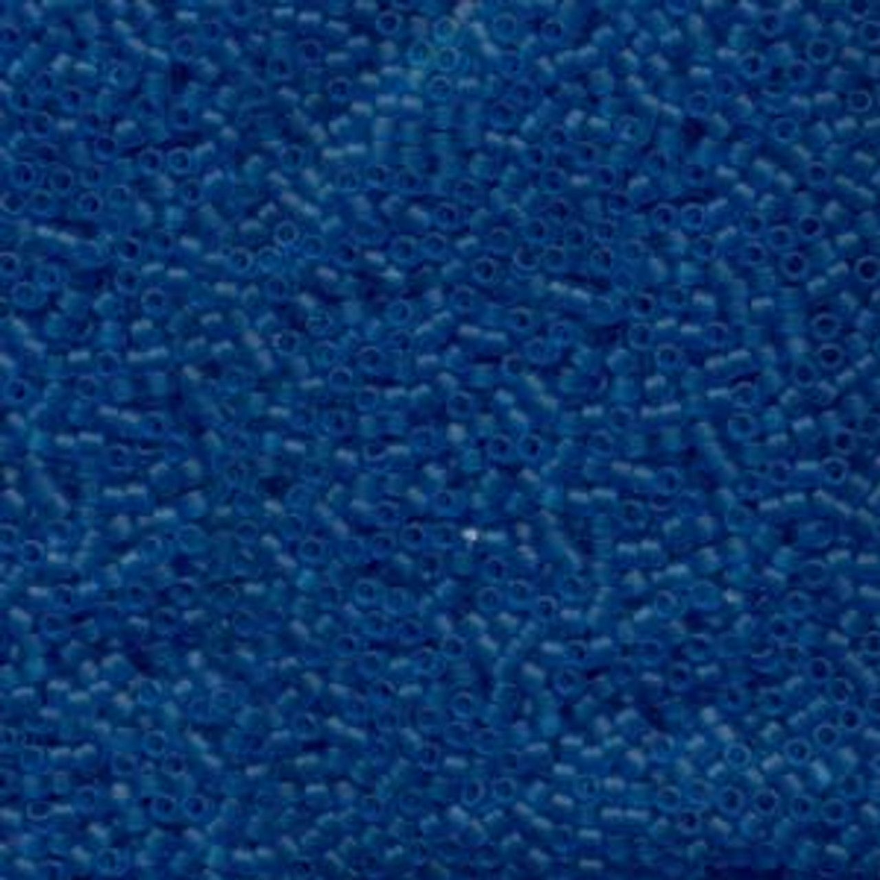 11/0 Matte Transparent Capri Blue Delica (8 grams) DB768