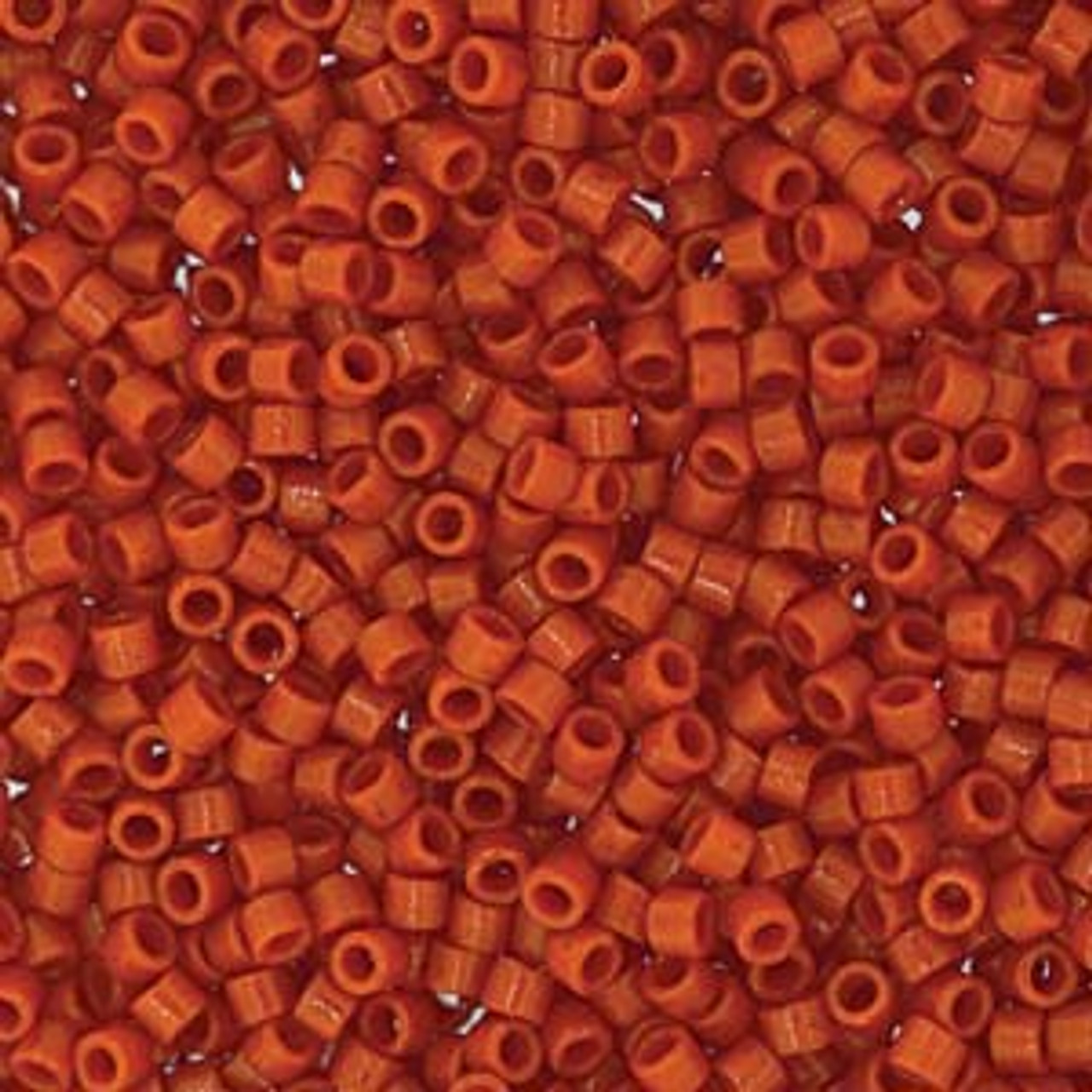 11/0 Duracoat Opaque Persimmon Delica (7.2 grams) DB2108