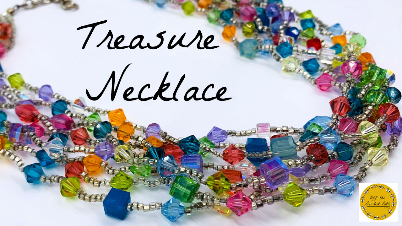 Treasure Necklace PRINTED Pattern - Mailed to your home address