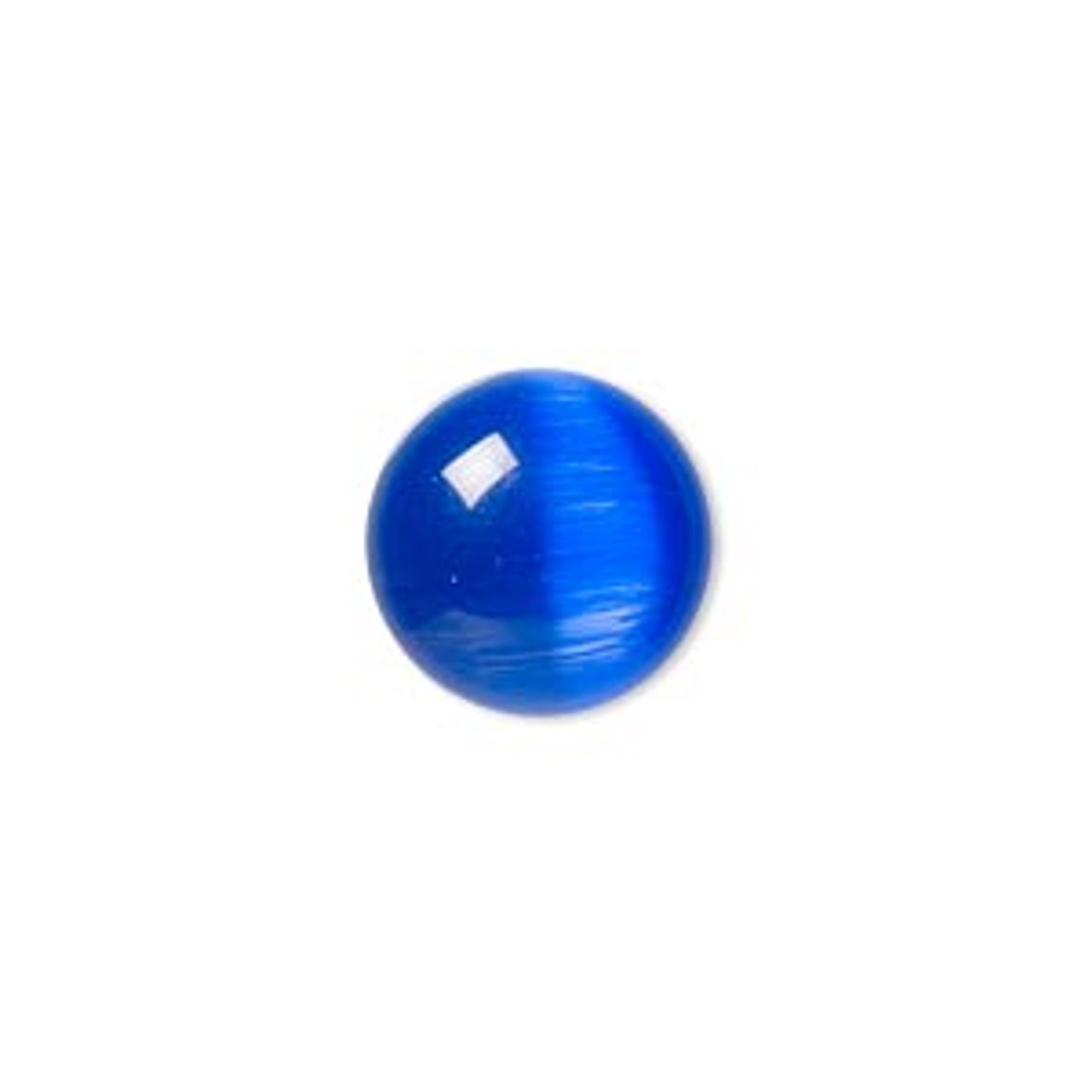 14mm Blue Cat Eye Cabochon (1 Piece)