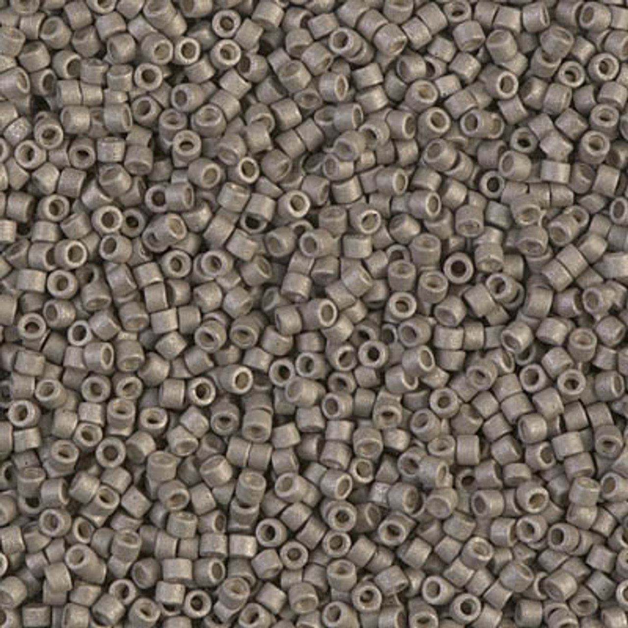 11/0 Galvanized Matte Pewter Delica Beads (5 Grams) DB1169