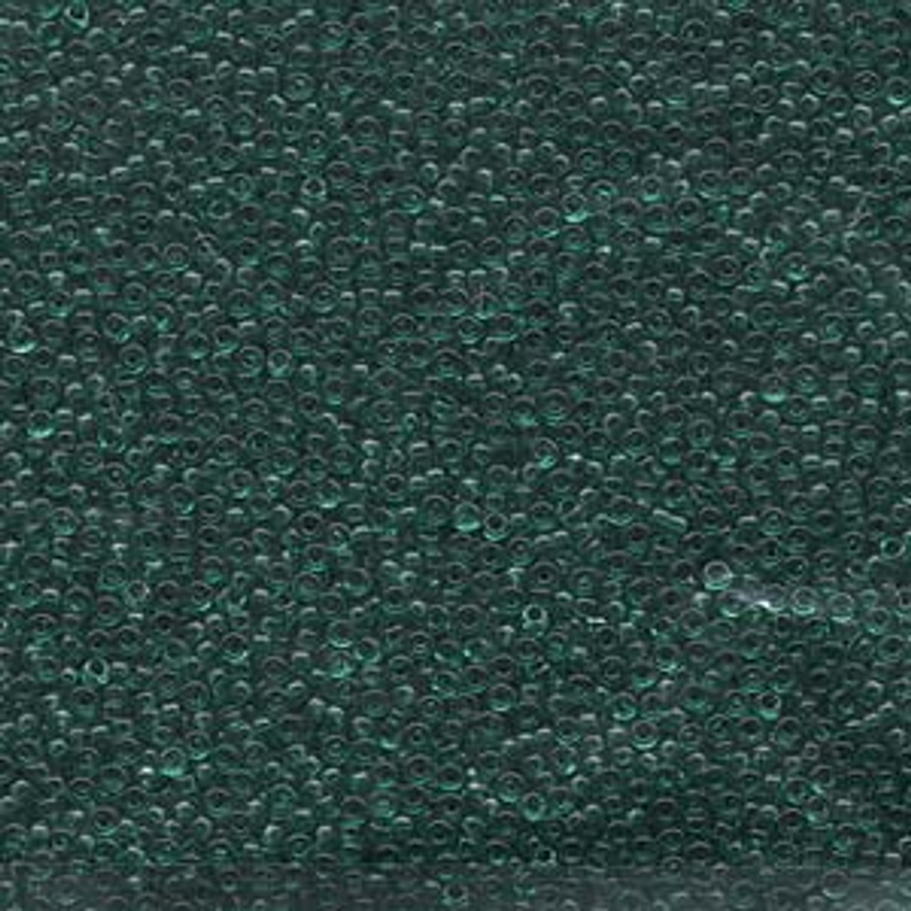 15/0 Transparent Emerald Miyuki Seed Beads (7.2 grams) 15-147