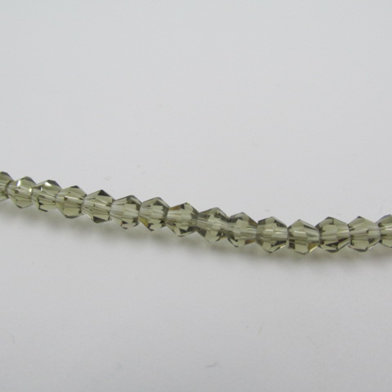 4mm Black Diamond Thunder Polish Crystal Bicones #7