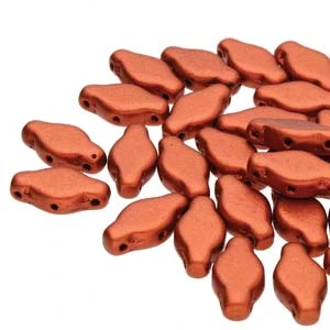 6x12mm 3HL Bronze Fire Red Navette Beads (10g)