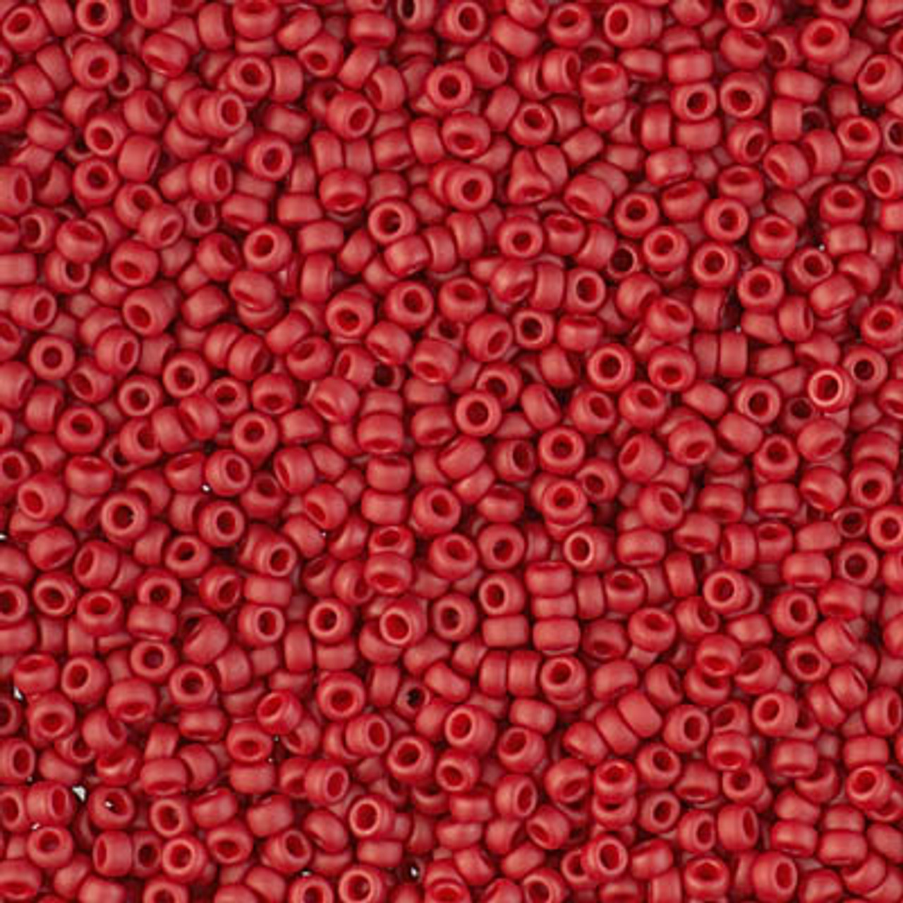 11/0 Matte Metallic Brick Red Miyuki Seed Beads (20 Grams) 11-2040