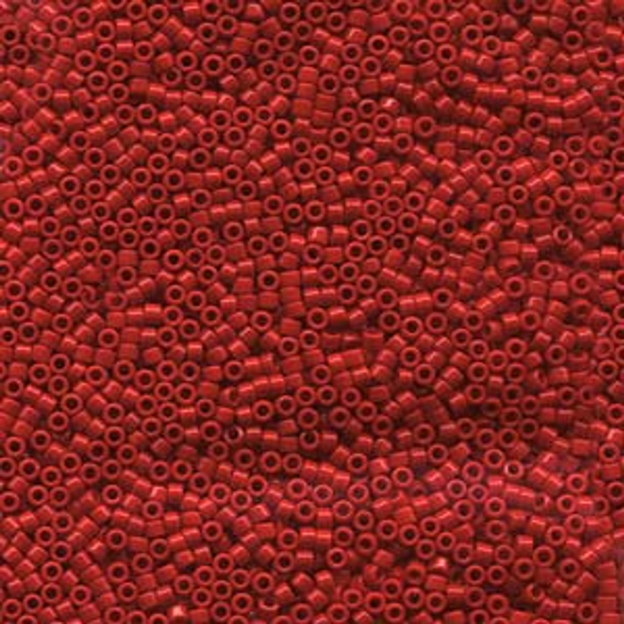 Opaque Dark Cranberry 11/0 Delica Beads db723 (7.2 Grams)