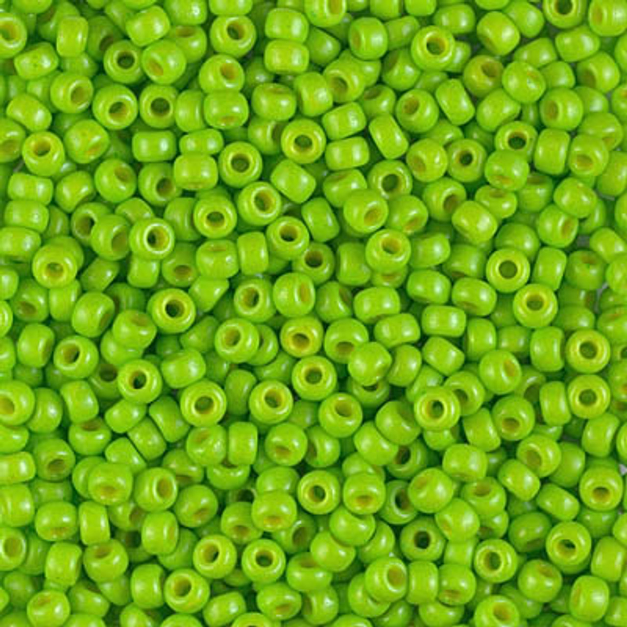 8/0 Duracoat Dyed Opaque  Kiwi Miyuki Seed Beads (8 Grams) 8-4471