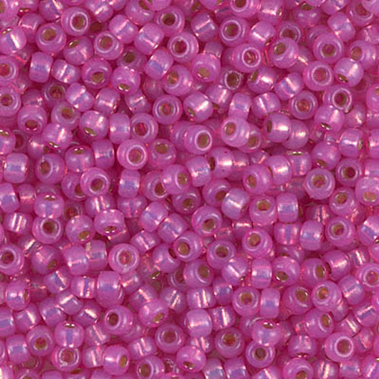 8/0 Duracoat Silver Lined Dyed Paris Pink Miyuki Seed Beads (20 Grams) 8-4238