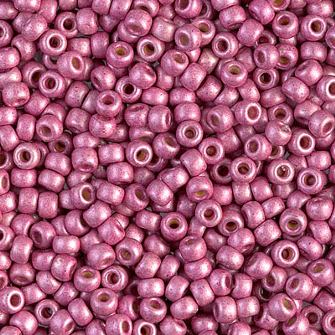 8/0 Duracoat Galvanized Matte Hot PInk Miyuki Seed Beads (8 Grams) 8-4210F