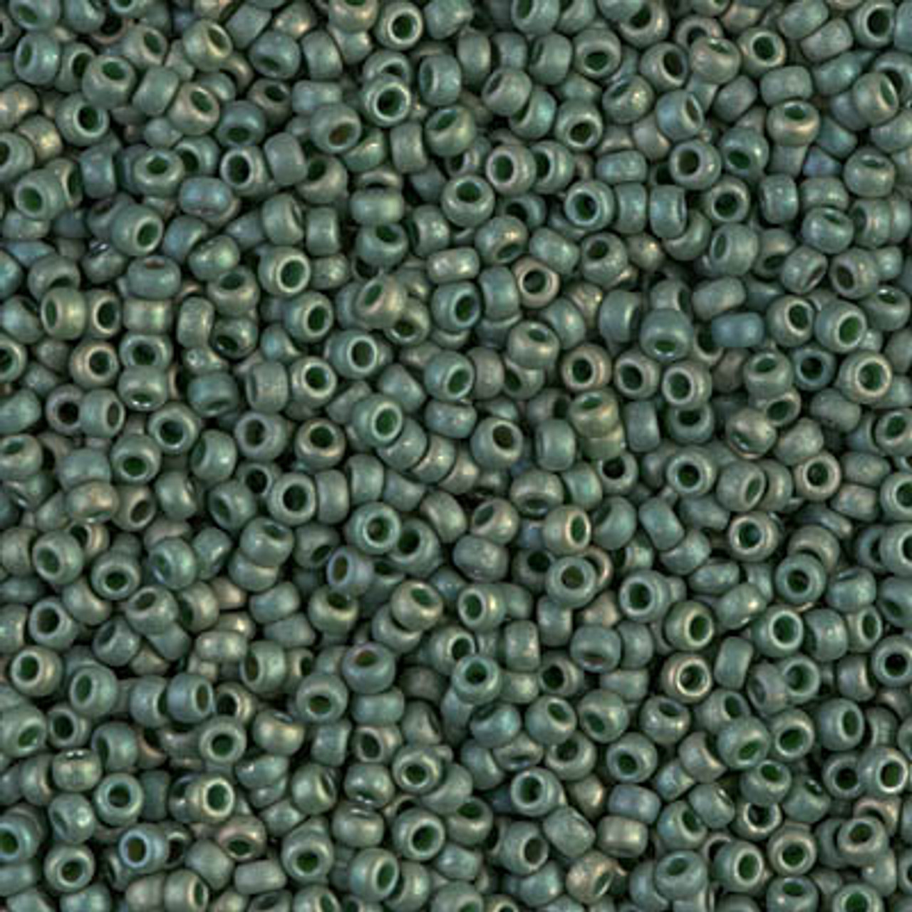 11/0 Matte Metallic Sage Green Luster Miyuki Seed Beads (8 Grams) 11-2031