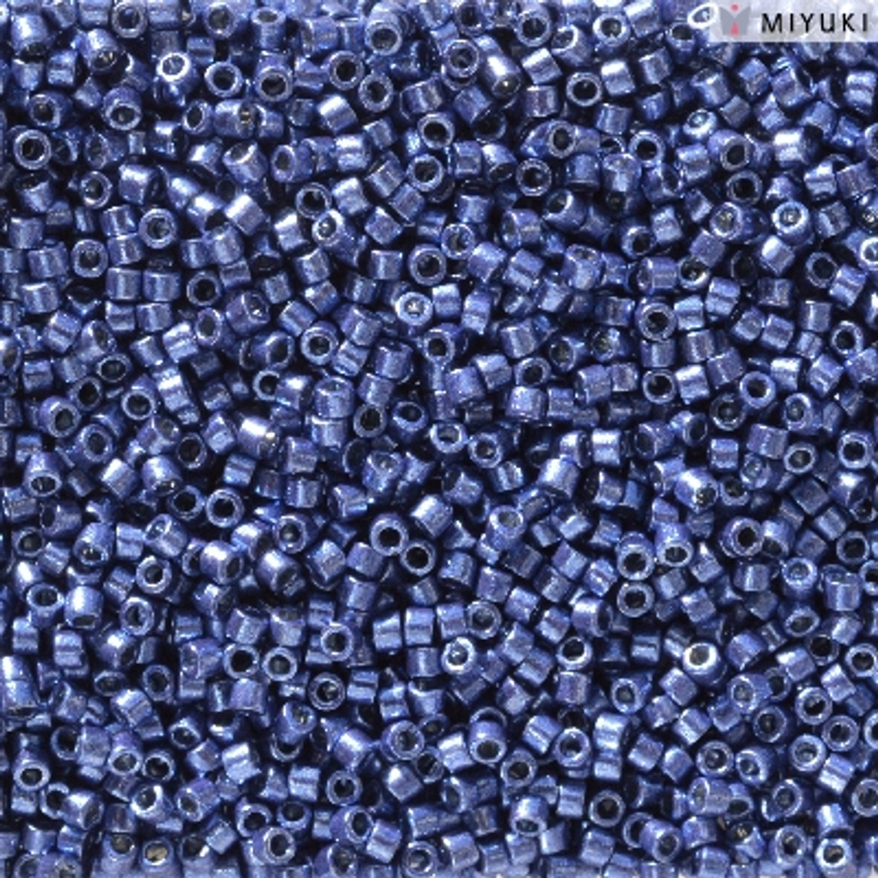 11/0 Duracoat Galvanized Mermaid Blue Delica Beads (DB2517) 3 Grams