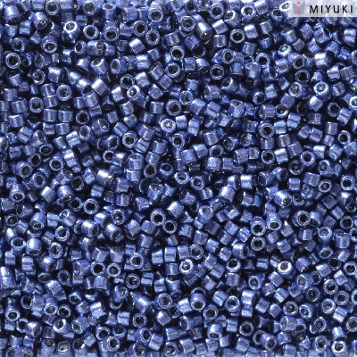 11/0 Duracoat Galvanized Mermaid Blue Delica Beads (DB2517) 7.2 Grams