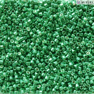 11/0 Duracoat Galvanized Dark Mint Green Delica Beads (DB2505) 7.2 Grams