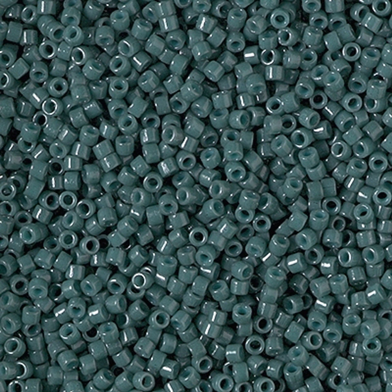 11/0 Duracoat Opaque Dyed Evergreen Delica Beads (DB2358) 7.2 Grams