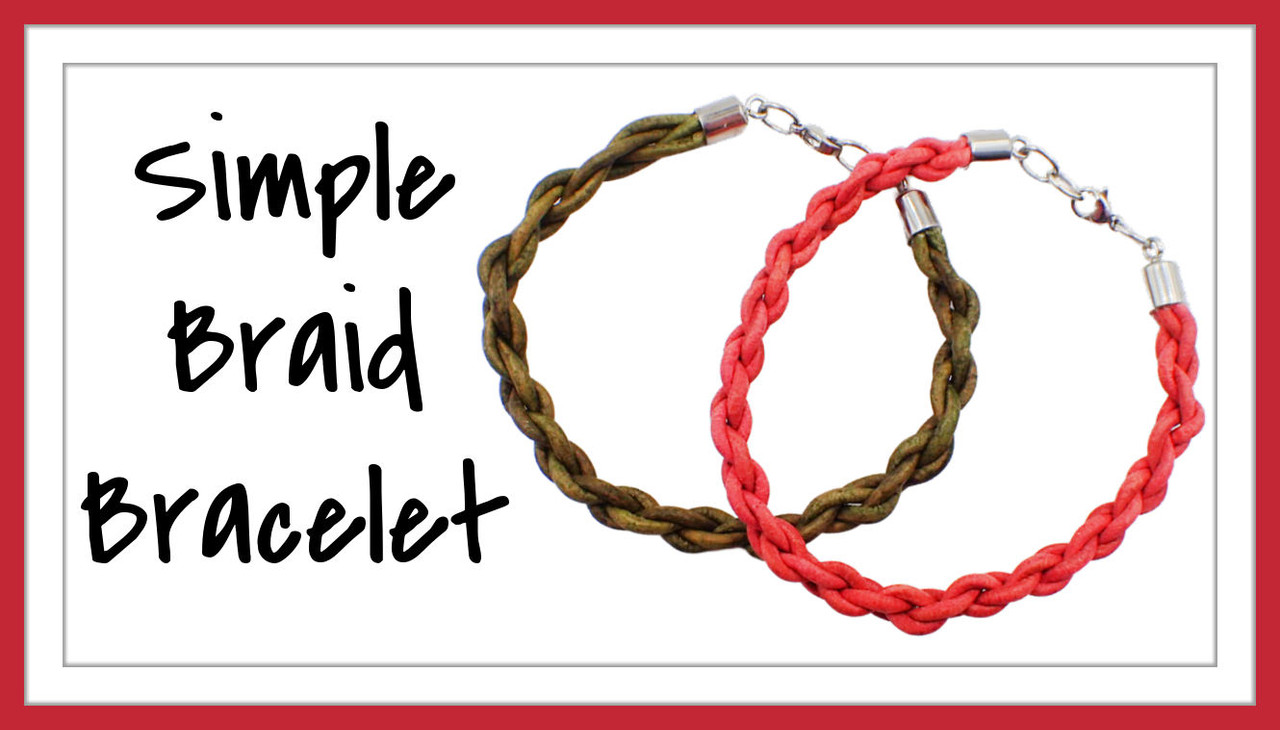 Simple Braid Bracelet INSTANT DOWNLOAD Pattern