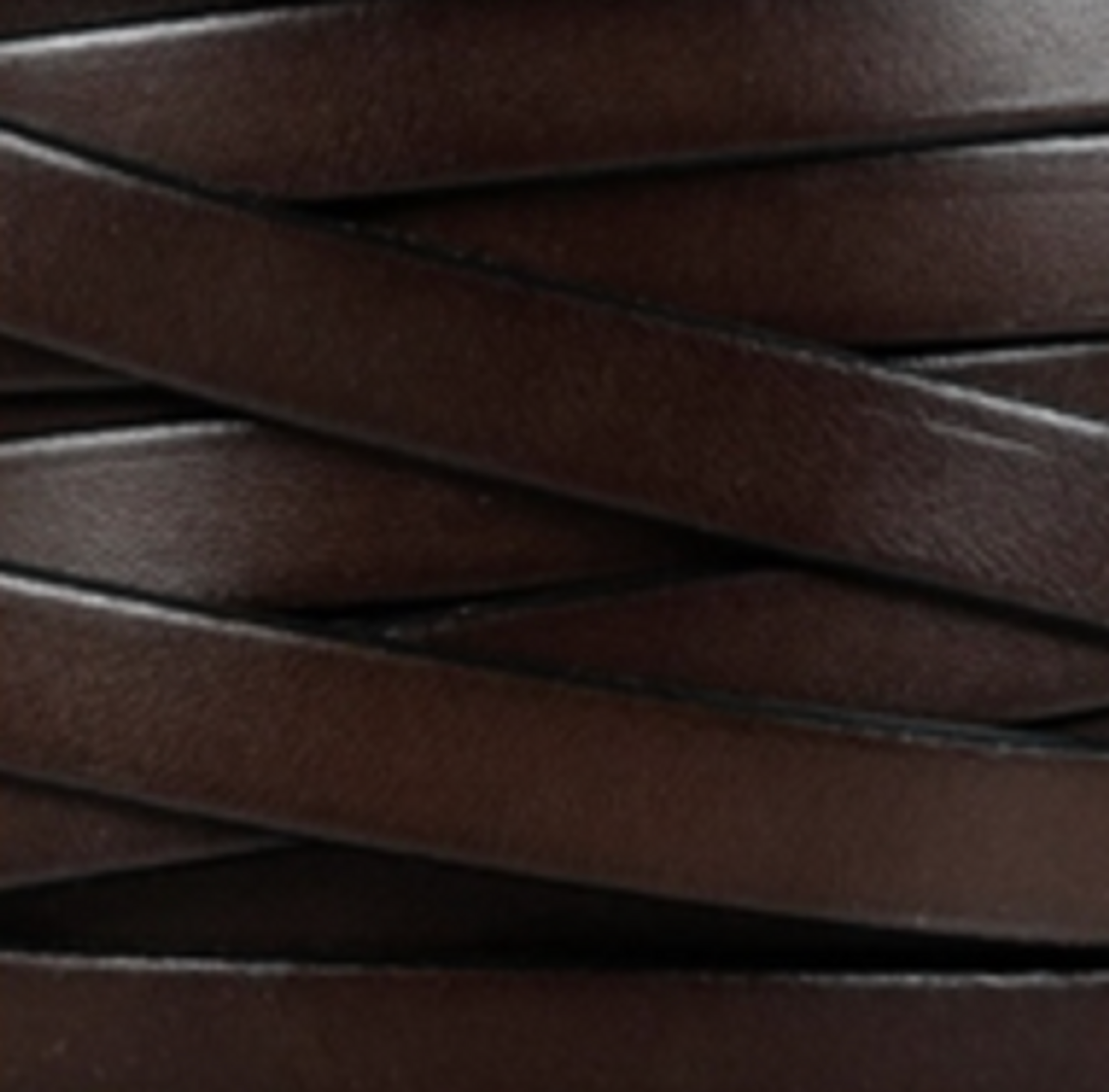 10mm Flat Brown Leather (1 Foot)