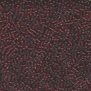 11/0 Silver Lined Glazed Dark Cranberry Delica DB1685 (7.2 Grams)