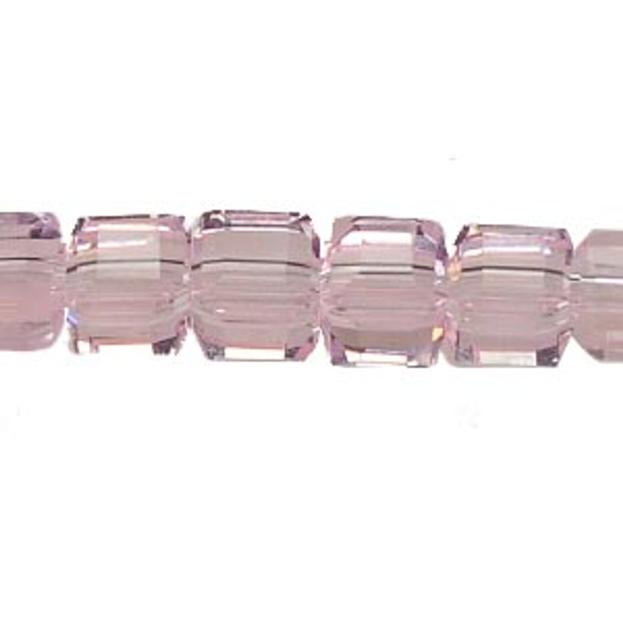 6mm Rosaline Cube Thunder Polish (33pk)