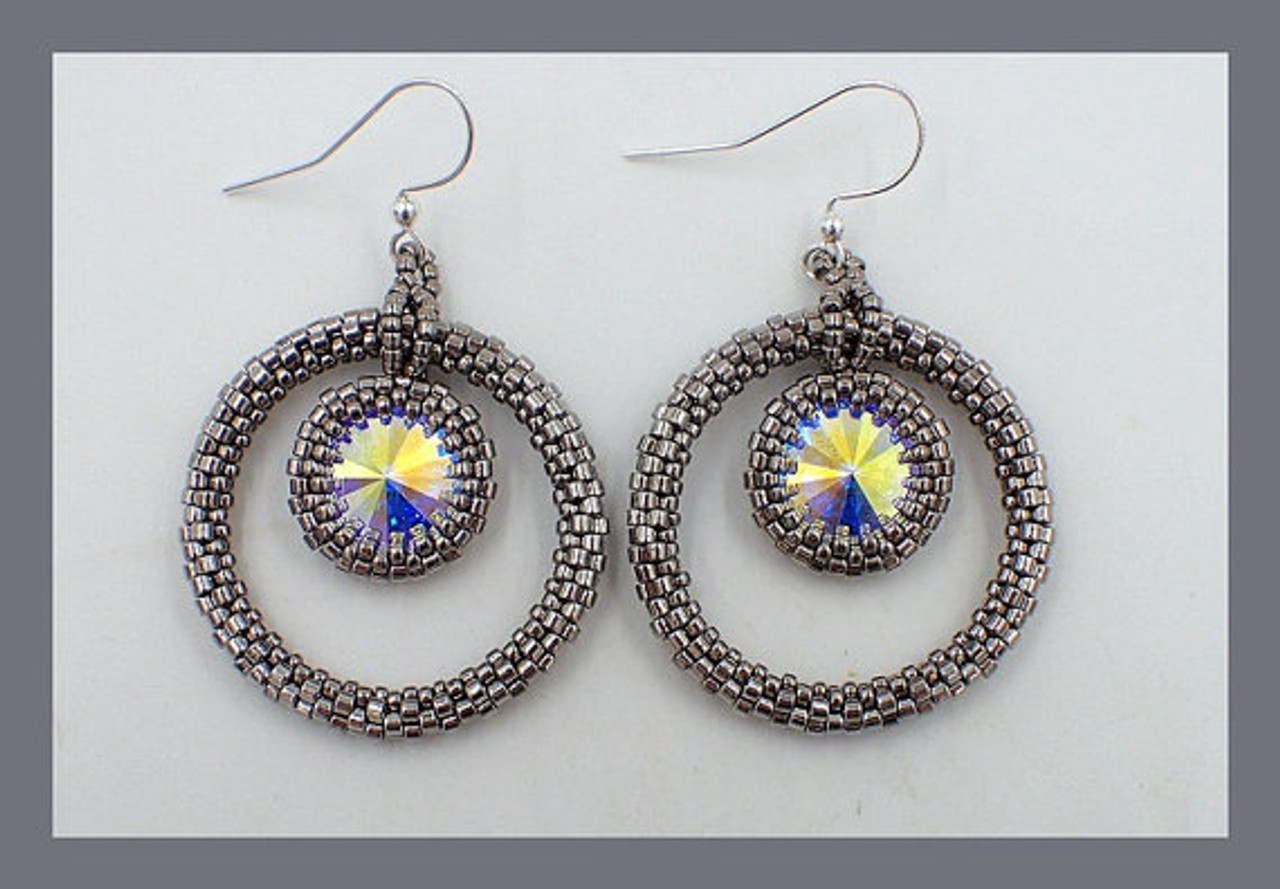 Oculus Earrings PRINTED Tutorial - mailed to your home address