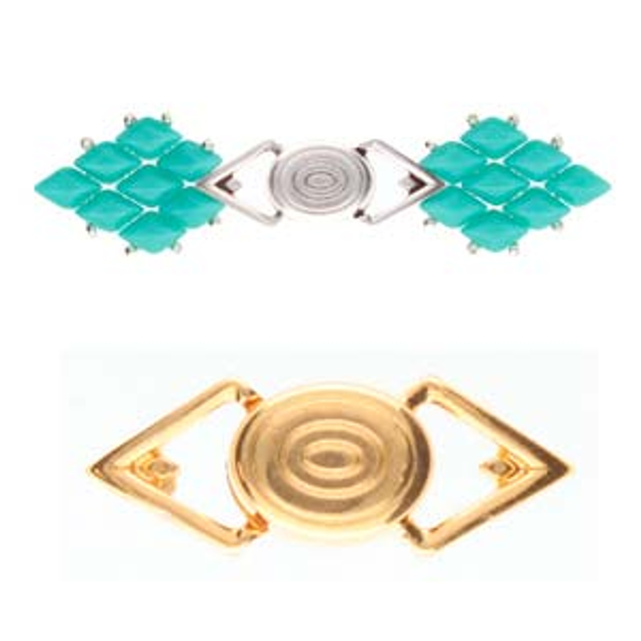 GYALOS-GEMDUO MAGNETIC CLASP GOLD PLATE(1 Piece)