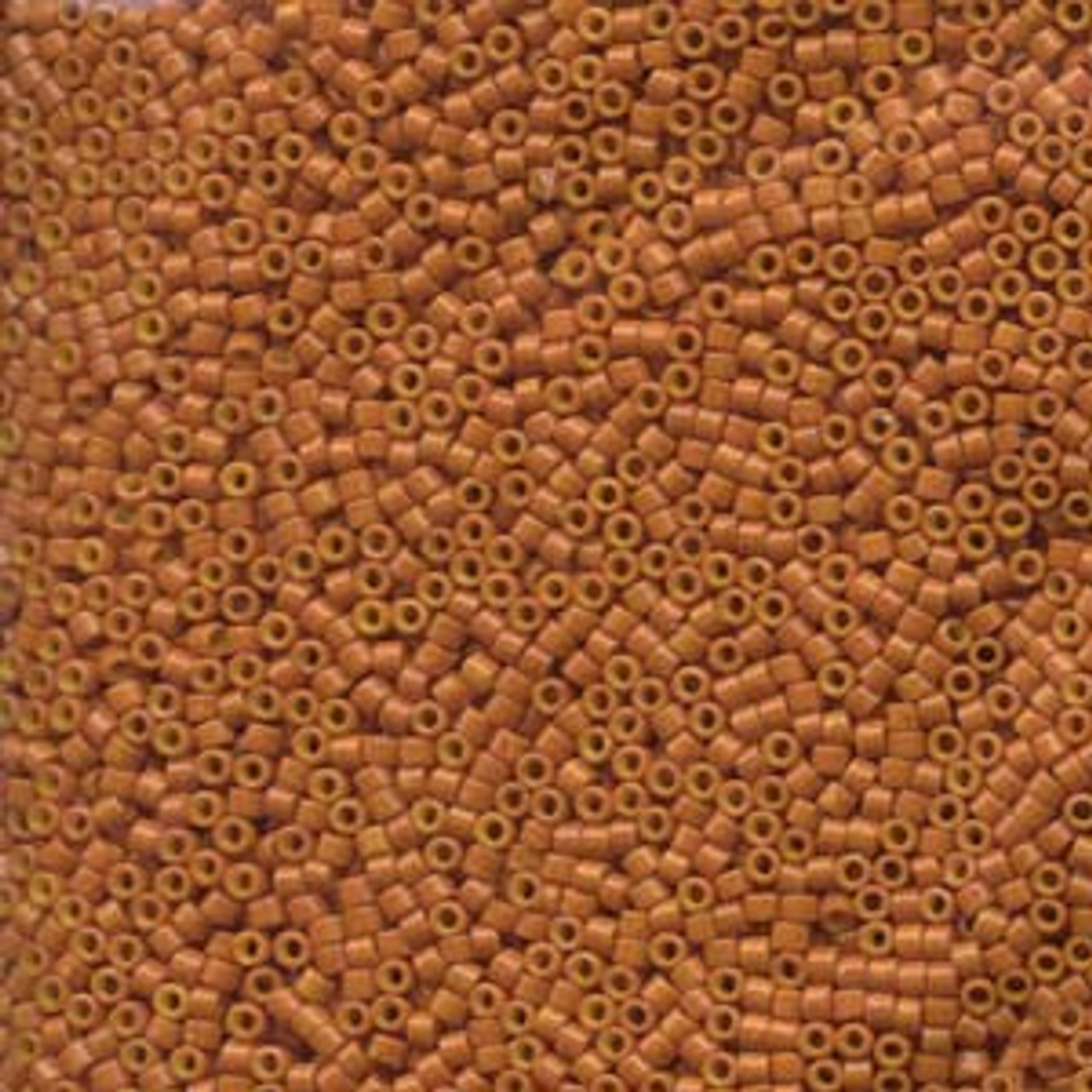 Opaque Pumpkin 11/0 Delica Beads db653 (7.2 Grams)