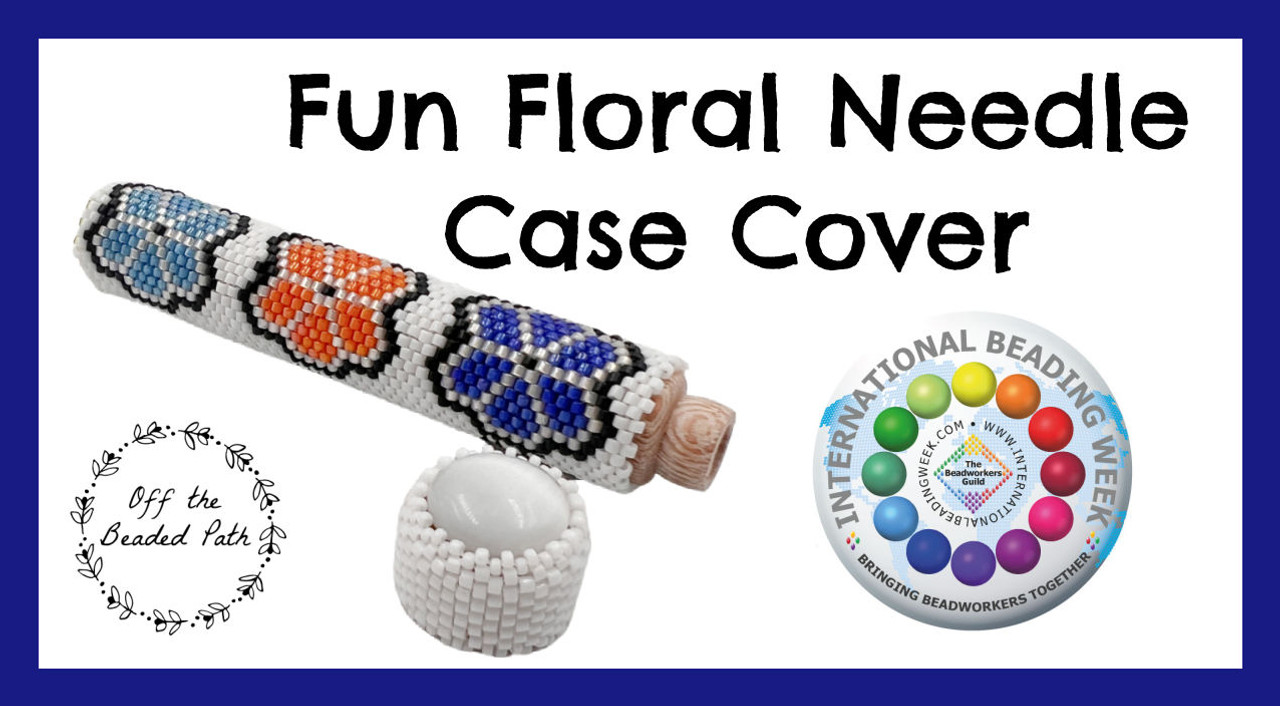 Fun Floral Needle Case Cover INSTANT DOWNLOAD Pattern