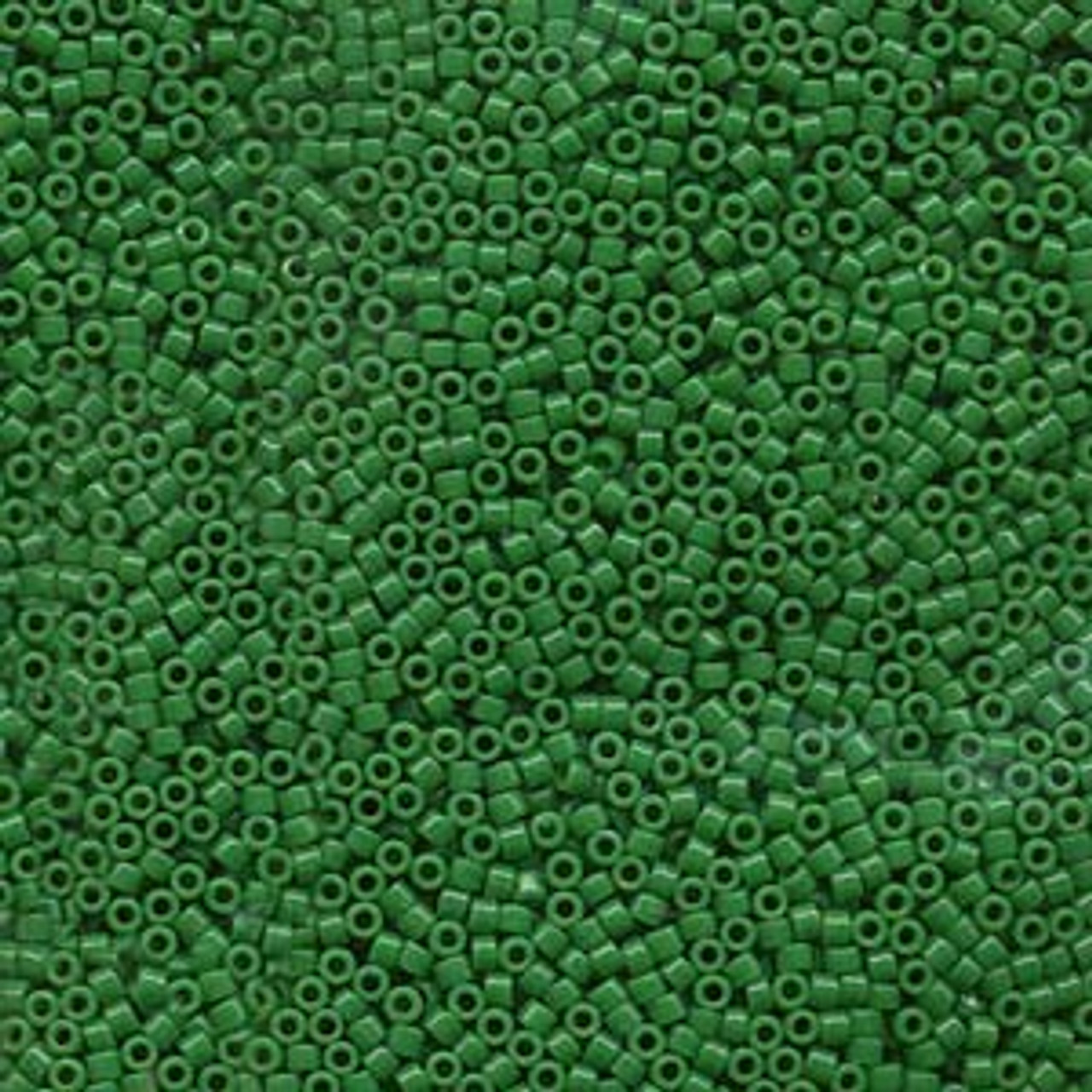 11/0 Dyed Opaque Kelly Green Delica (DB655) 8g 11/0 Dyed Opaque Kelly Green Delica (DB655) 8g