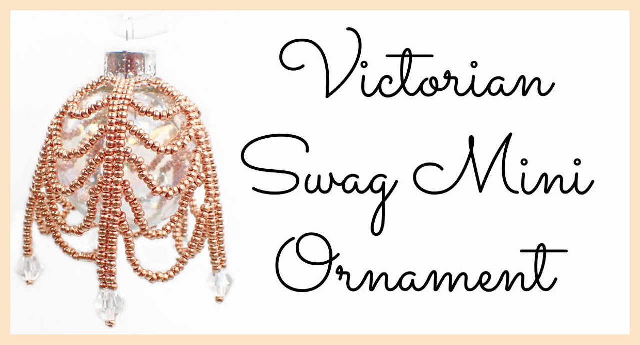 Victorian Swag Mini Ornament PRINTED Pattern - mailed to your home