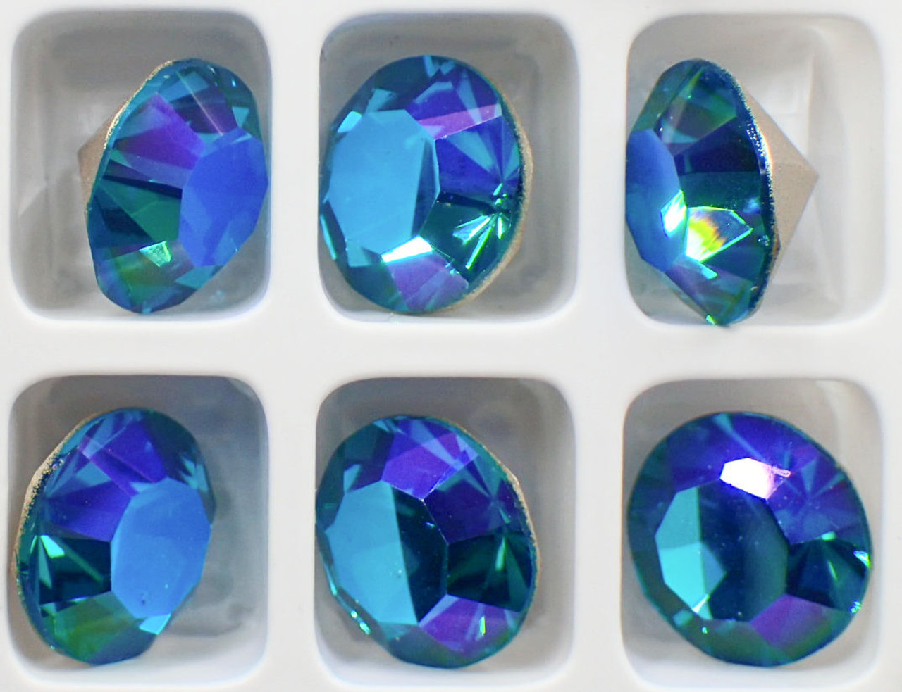 6pk SS47 Blue Zircon Glacier Blue Preciosa Chaton