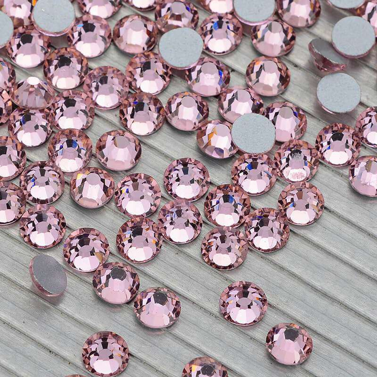 SS34 Sapphire Glass Flat Back Rhinestones (12pk)