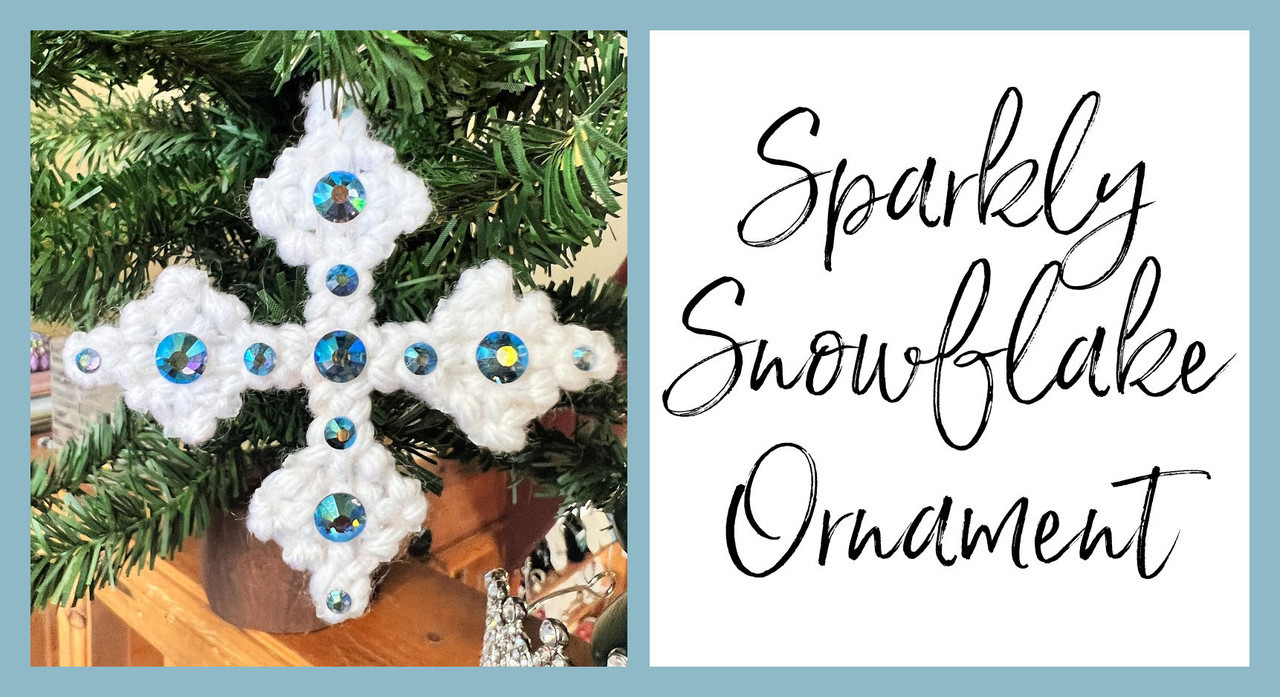 Sparkly Snowflake Ornament KIT
