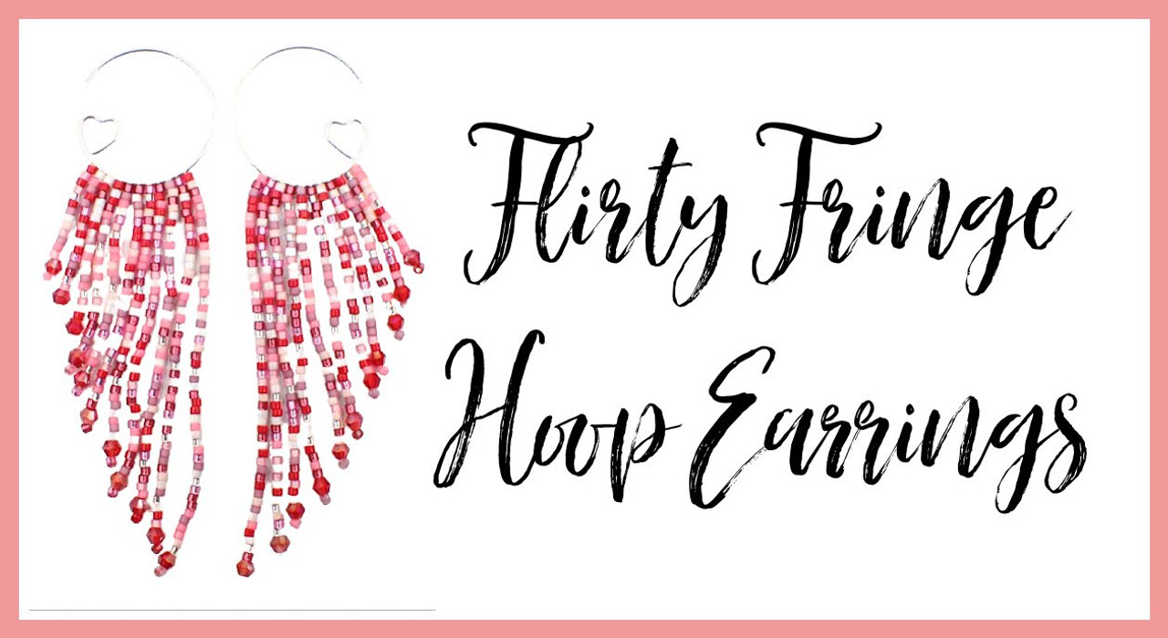 Flirty Fringe Earring INSTANT DOWNLOAD Pattern