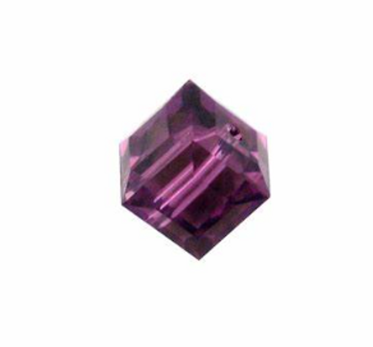 4mm Amethyst Austrian Cube (4pk)