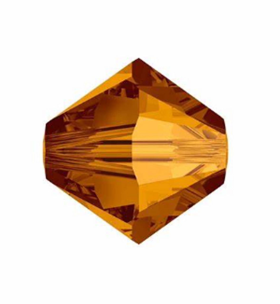 5mm Crystal Copper Austrian Bicone (12pk)