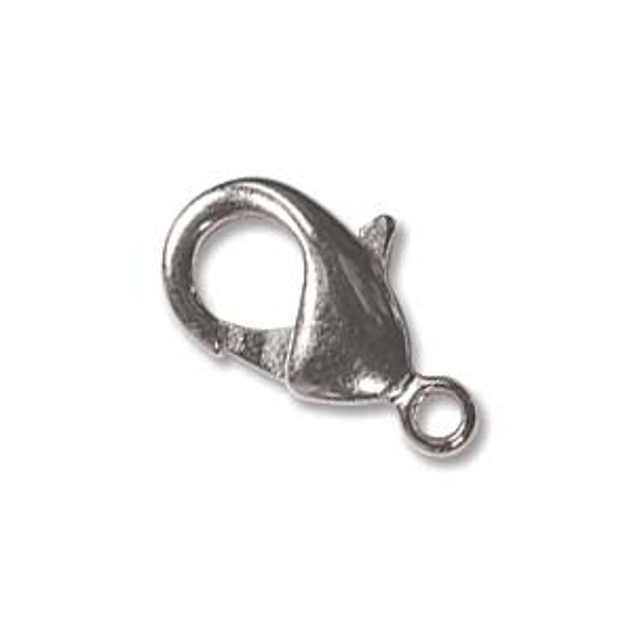 15x8mm Silver Plated Lobster Claw (6pk)