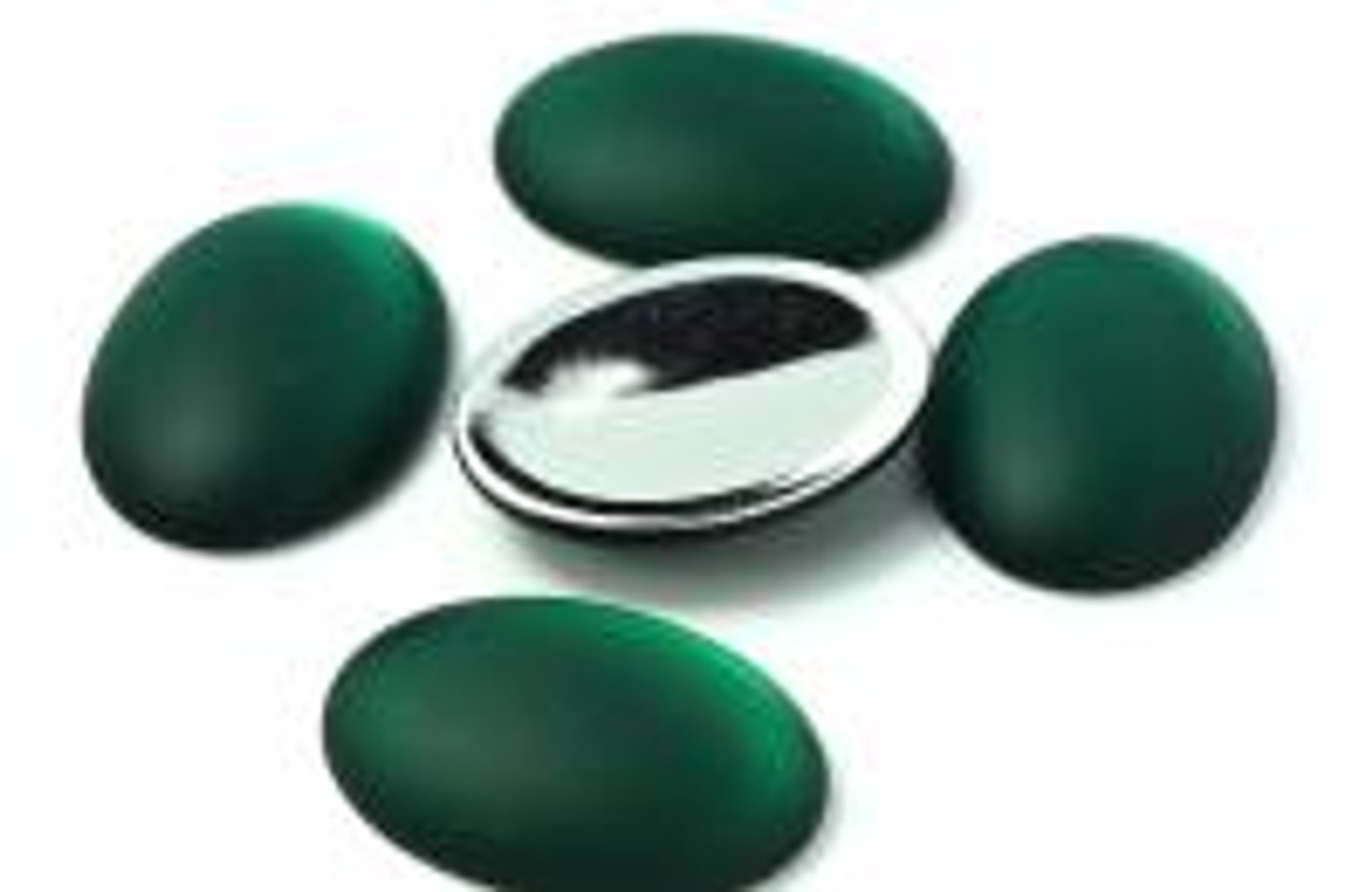 18.5x13.5mm Evergreen Oval Luna Cab (1 Piece)