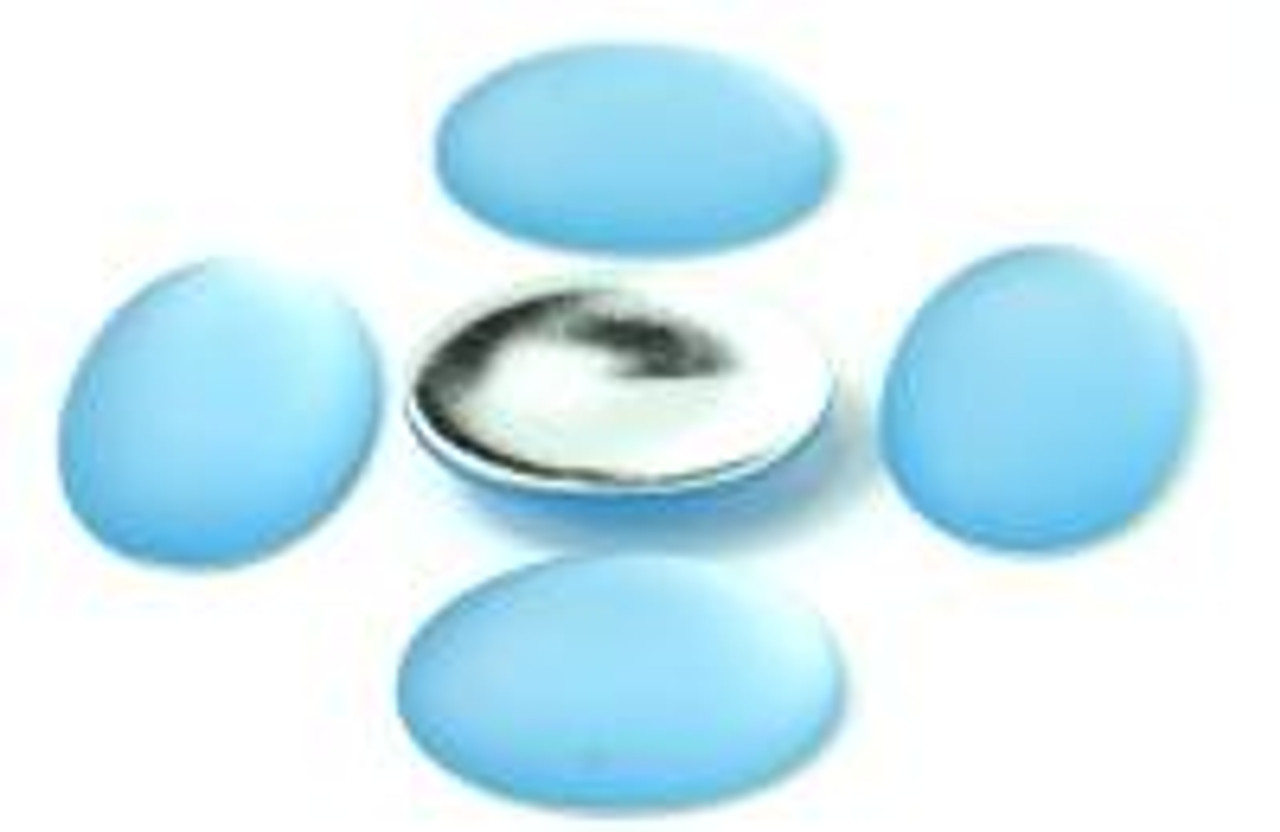 18.5x13.5mm Skyblue Oval Luna Cab (1 Piece)