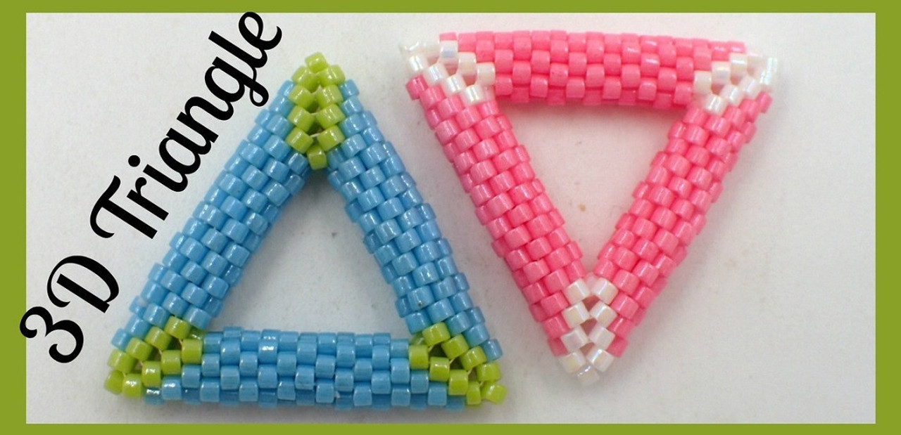 3D Triangle Tutorial PRINTED PATTERN - Mailed to your home