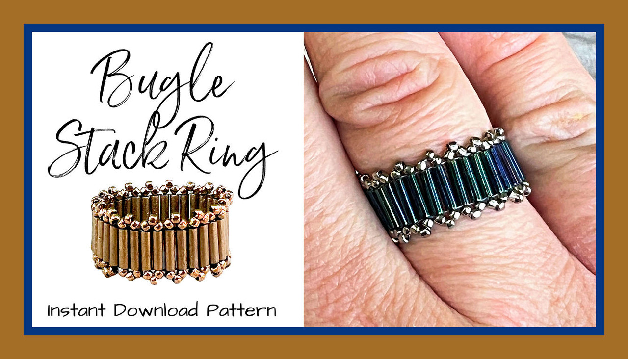 Bugle Stack Ring INSTANT DOWNLOAD Pattern