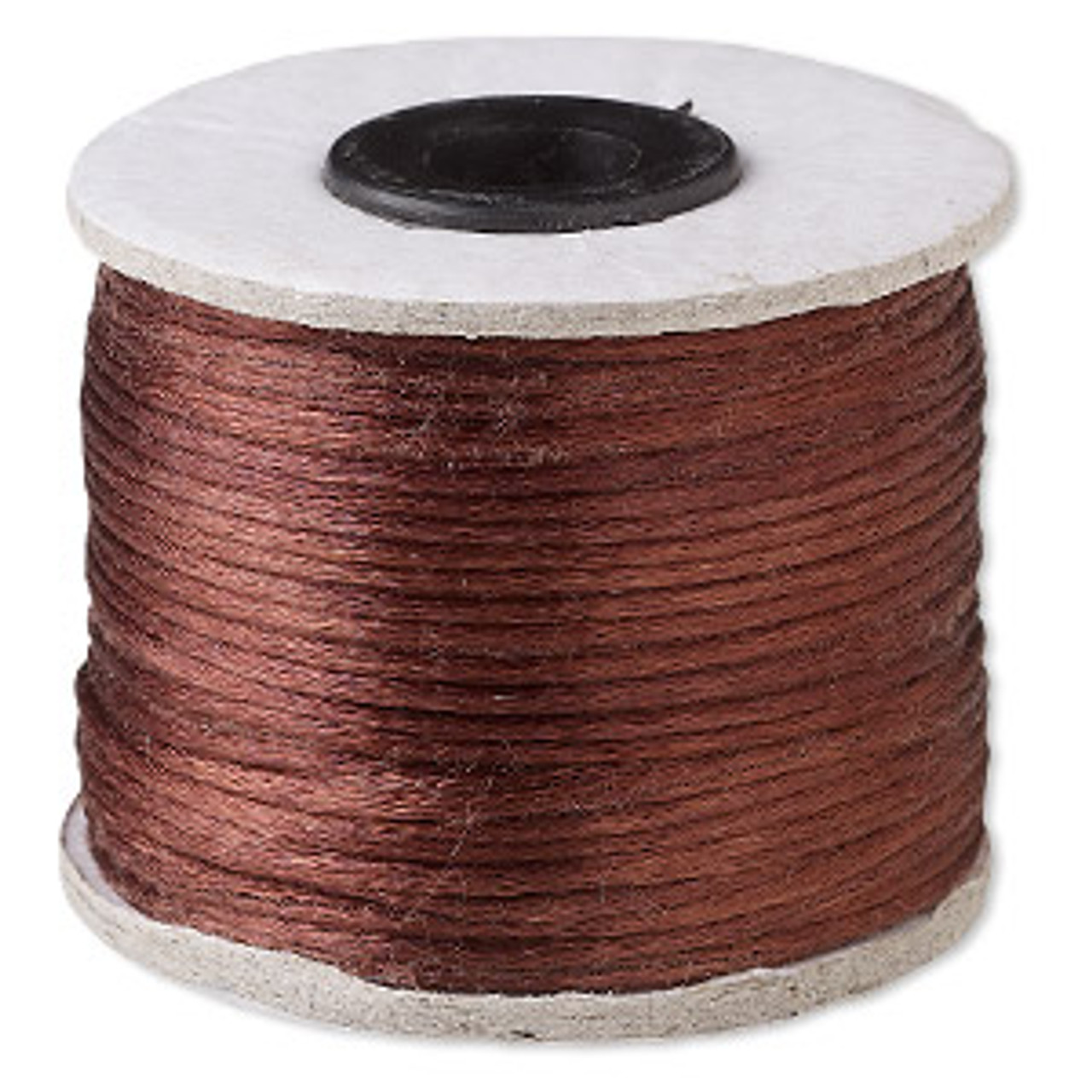 1mm Dark Brown Satin Cord (5yd package)