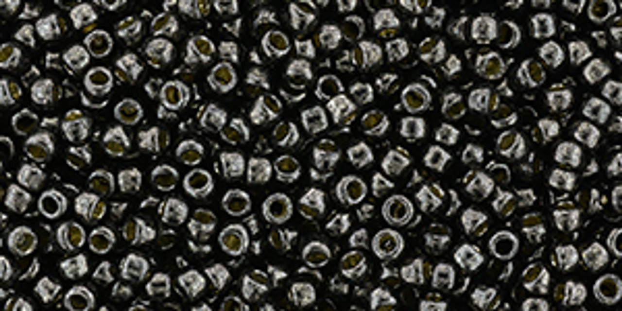 11/0 Permafinish Galvanized Cool Grey Toho Seed Beads (20g) 11-PPF595