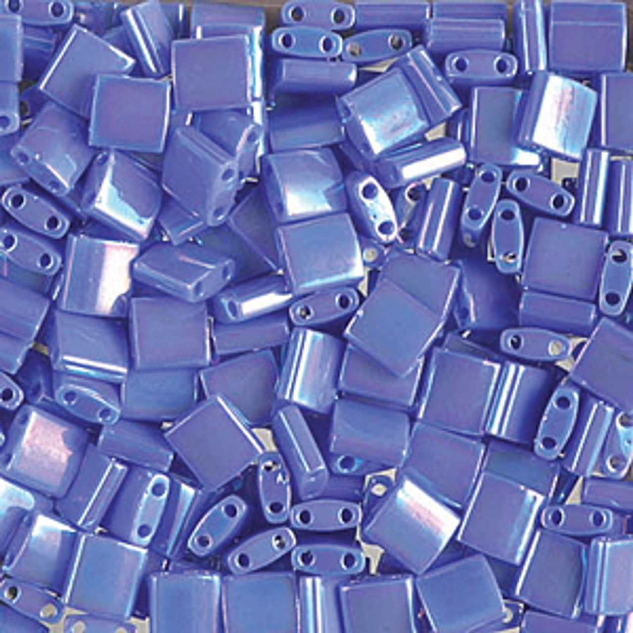 5mm Opaque Periwinkle AB Tila Beads (TL483) 7.2g