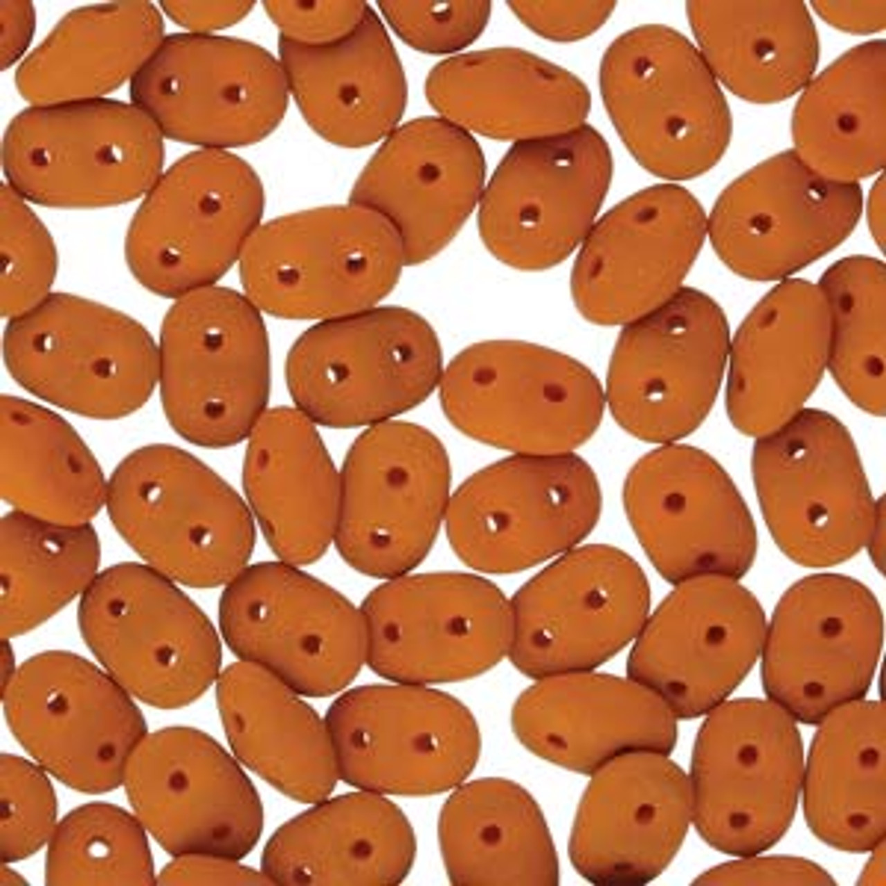 2.5x5mm Matte Velvet Carrot Superduo Beads (8g)