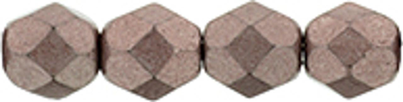 6mm Metallic Butterum Fire Polish Beads (25 Beads)