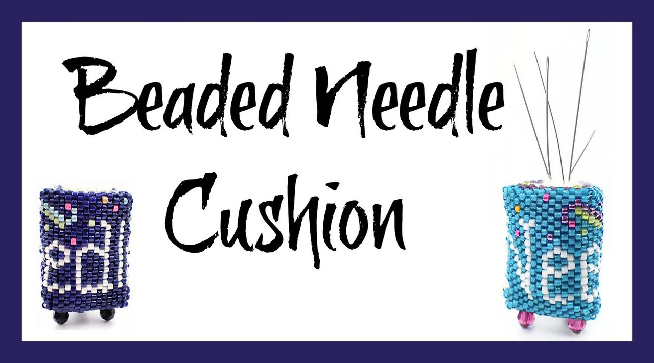 Beaded Needle Cushion Instant Download pattern