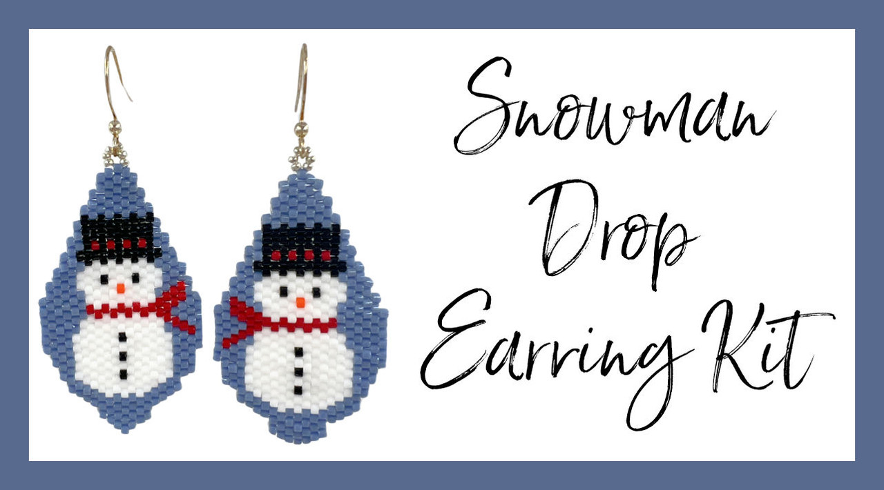 Snowman Drop Earring Kit