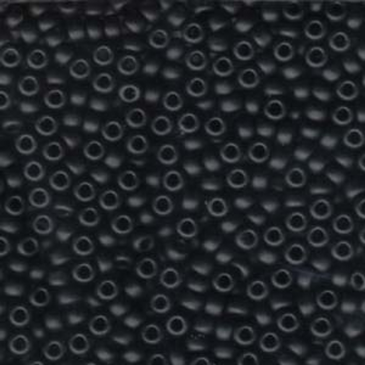 6/0 Matte Black Miyuki Seed Beads (6-401F) 20g