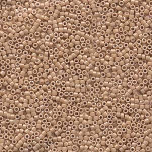 11/0 Opaque Tan Delica Beads db208 (7.2 Grams)