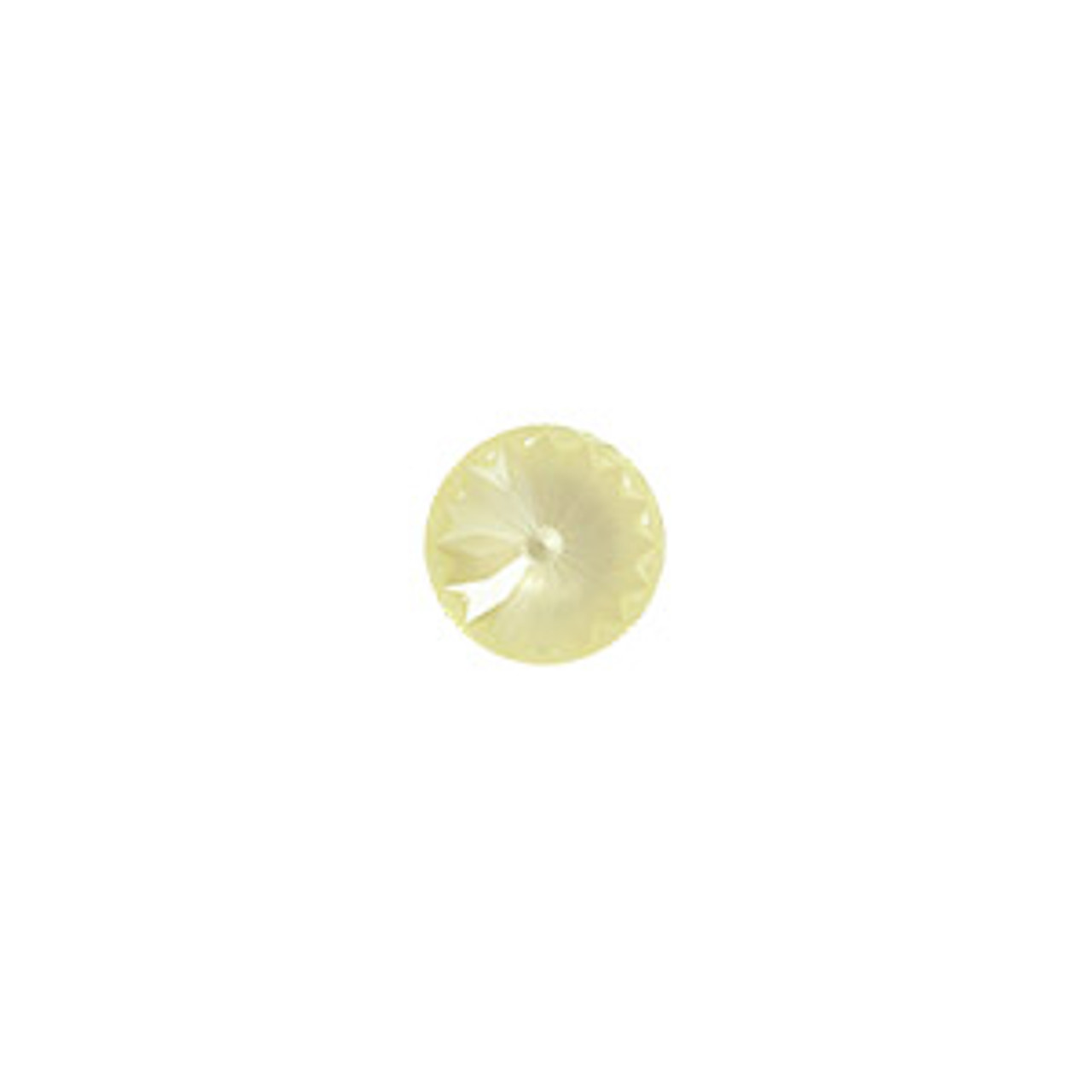 12mm Soft Yellow Austrian Rivoli (1 Piece)