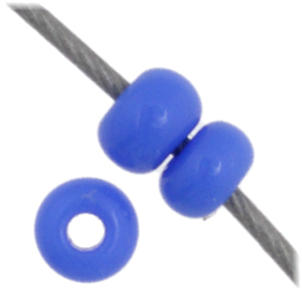 11/0 Opaque Blue Preciosa Seed Beads (20g) 33040